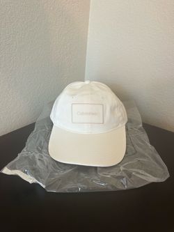 Calvin Klein White Baseball Cap
