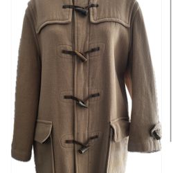 Authentic burberry duffle coat women caramel 