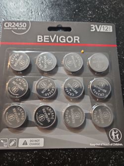 CR2450  3V Lithium batteries