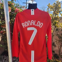 Manchester United Home Ronaldo Retro Soccer Jersey 07 08