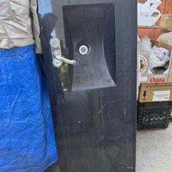 Bathroom Counter Top with Sink & Faucet