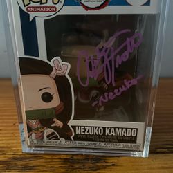 Nekzuko Kamado Signed Funko Pop