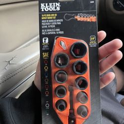 Klein Tools 10 Pc Grab And Go Impact Socket Set