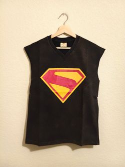 Superman Oversized Sleeveless Tee