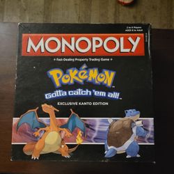 POKEMON | MONOPOLY | 2015 EXCLUSIVE - KANTO EDITION  | RARE FIND