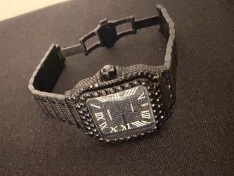 Cartier santos sapphire no box/no papers