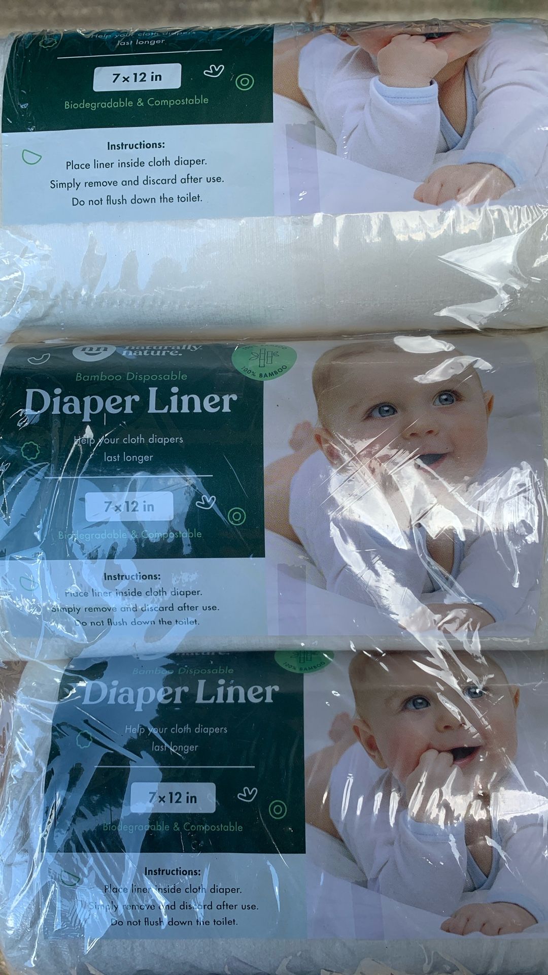 Disposable Bamboo Diaper Liners