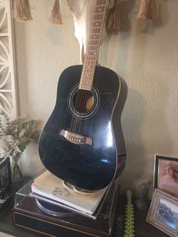 Ibanez V200S-BK Acoustic Guitar – Black Guitar