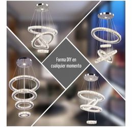 Crystal chandelier modern led