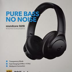Soundcore by ANKER (Q20i) Wireless Noise Cancelling Headphones