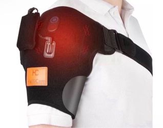 Shoulder Heating Pads Massager Electric Cordless Vibration Massage 3 Heating Set