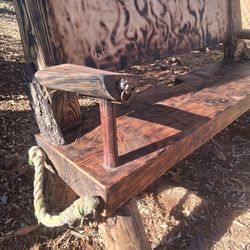 Handmade Cedar Bench