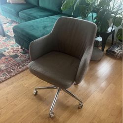 Gray Rolling Desk Chair