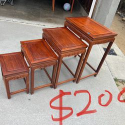 Chinese Antique Set Tables