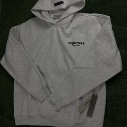 Light Oat Essential Fear Of God Hoodie Sizes M L