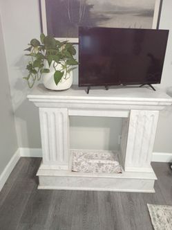 Marble Mantle/ T V Stand/ Fish Stand