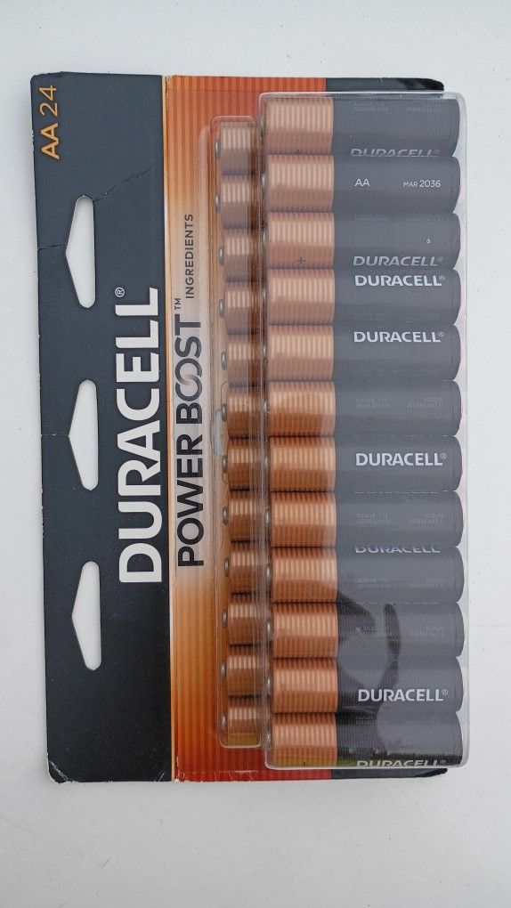 Fat Rack Of Duracell Double A Batteries
