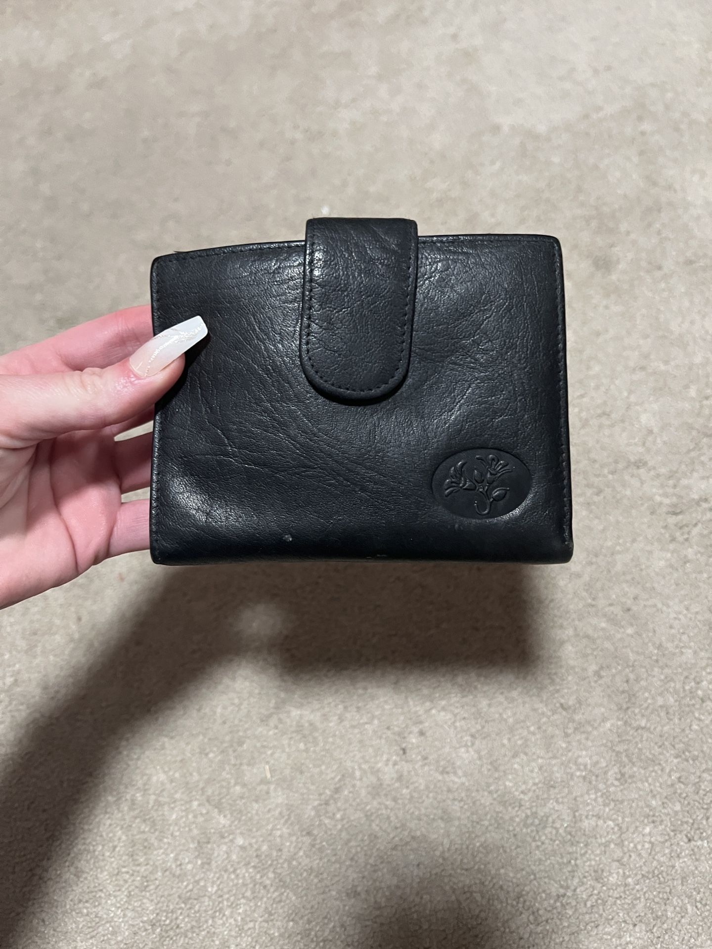 All Saints Wallet Cow Hide Leather