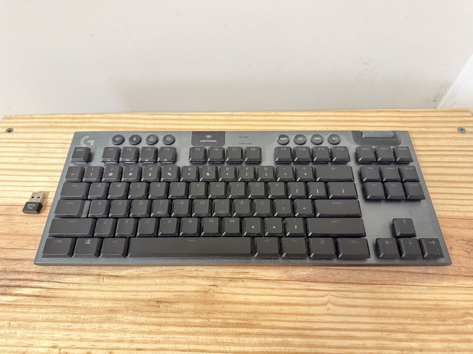Logitech G915 TKL Lightspeed Wireless Mechanical Keyboard with RGB