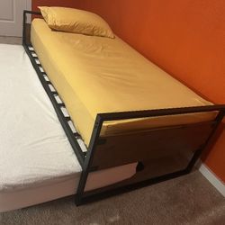Trundle Twin Bed Trundle Mattress Inclued