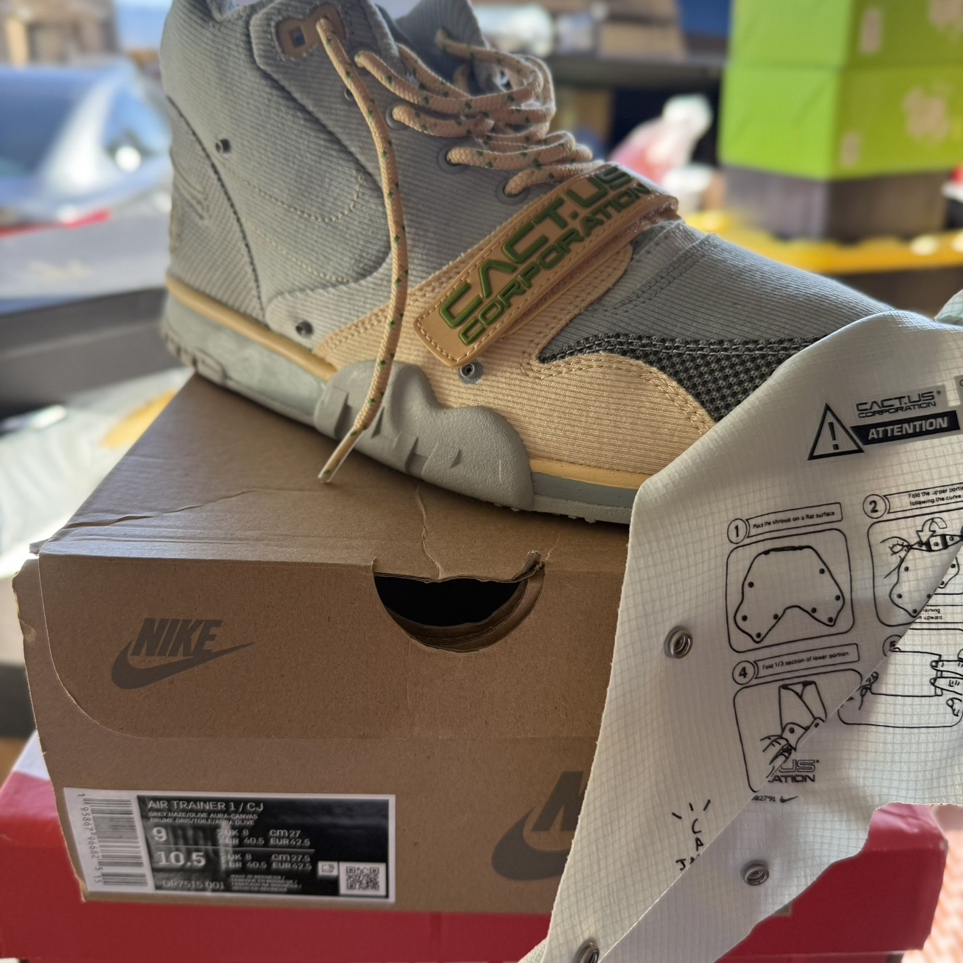 Size 9 air trainer one CJ