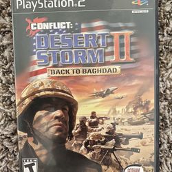 Conflict: Desert Storm II - Back to Baghdad  PS2 (Sony PlayStation 2, 2003)