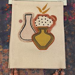 Boho Table Runner Vases New 72”x13”