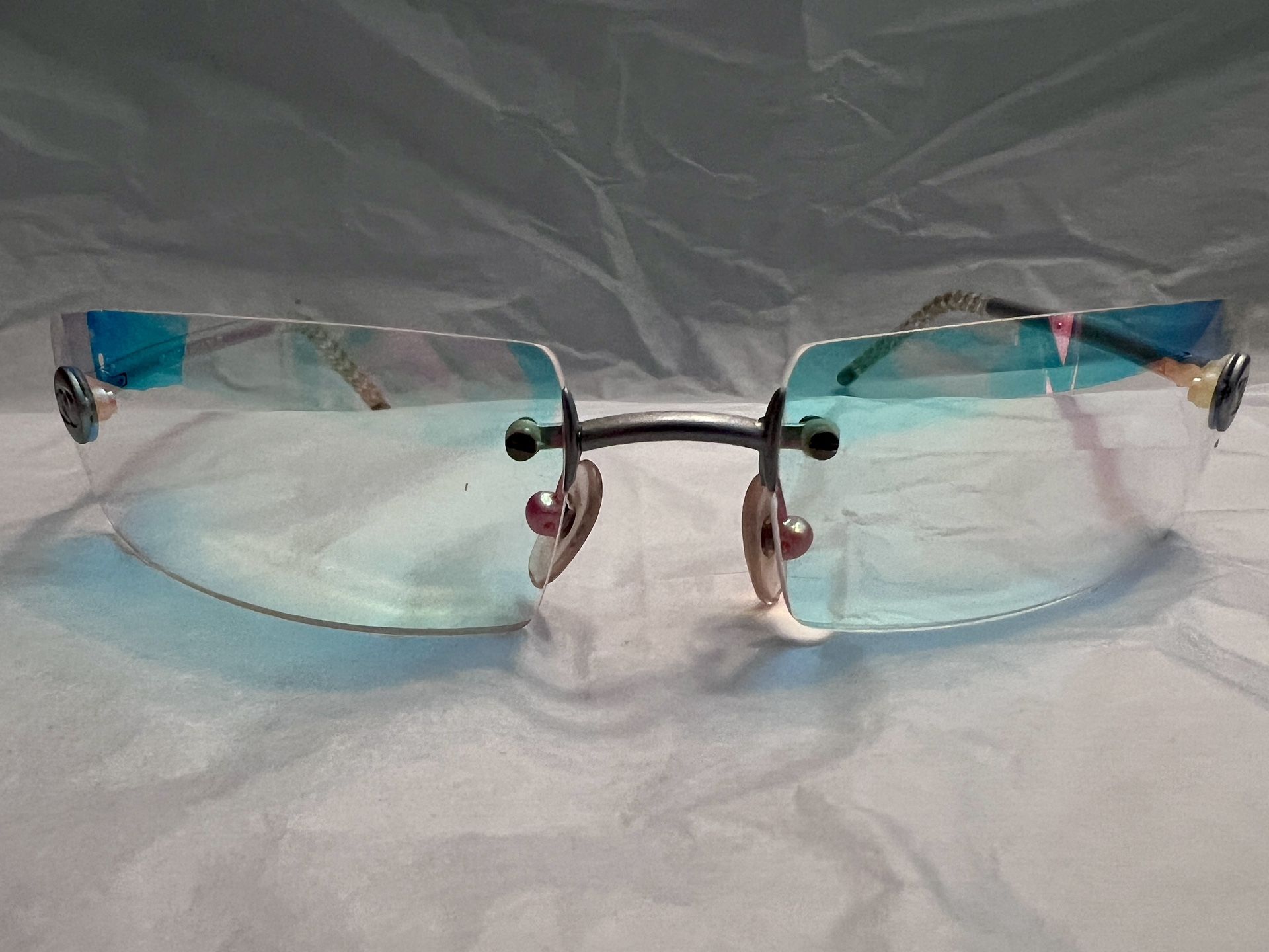CHANEL Sunglasses 4047 Iridescent Rimless Glasses