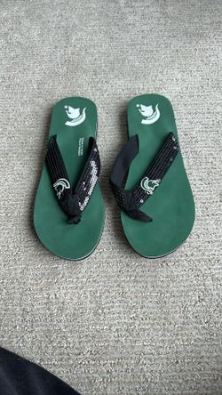 Michigan State Sandals 