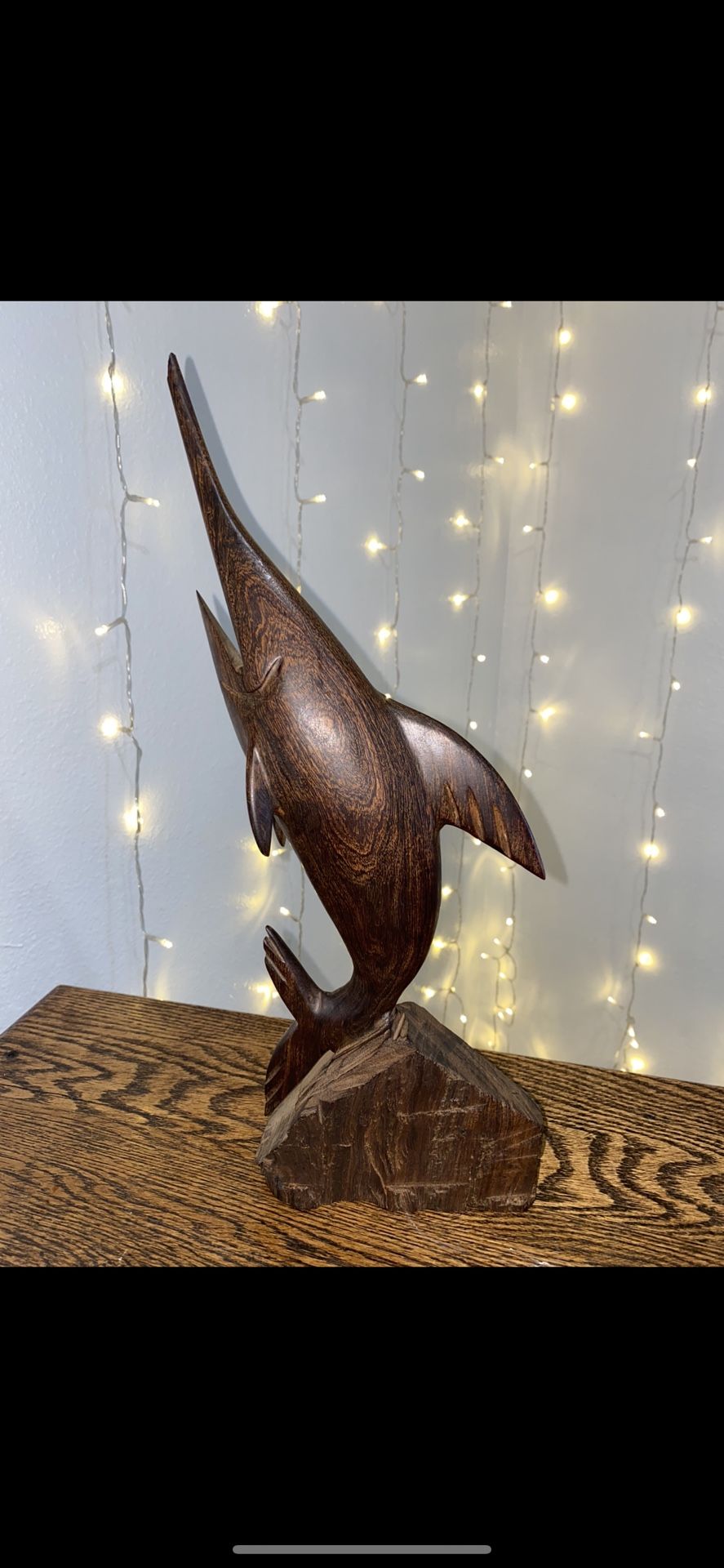 Sword Fish Decor Figurine Statue