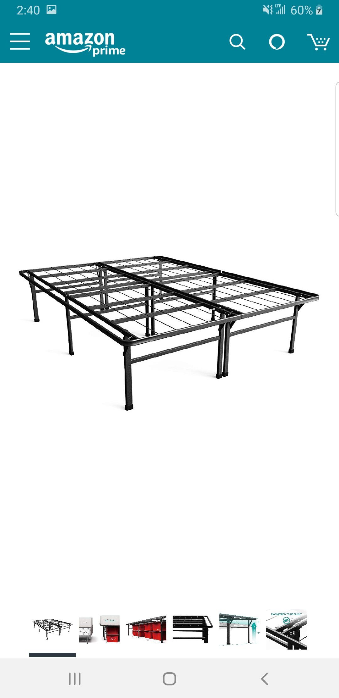 18 inch king size platform bed frame.. BRAND NEW..can deliver