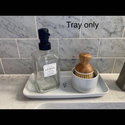 White Tray Decor