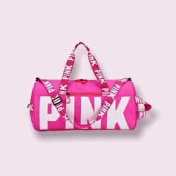 Pink Duffle Bag 