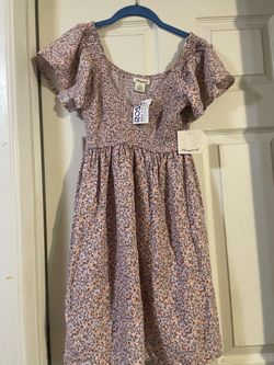 Pink Floral Dress