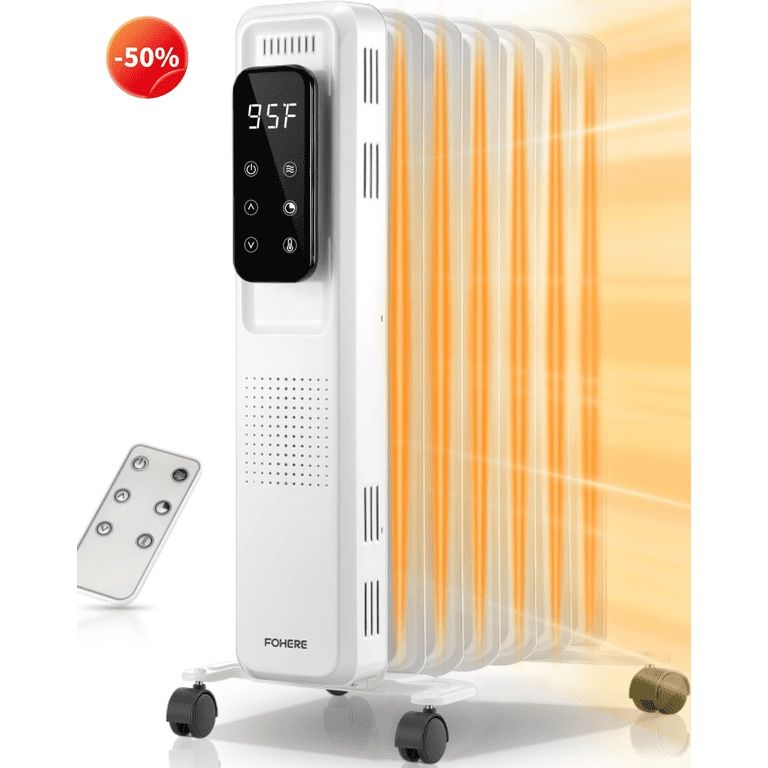 Oil Filled Radiator Heater Touch Screen for Indoor Use Large Room