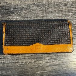 Vintage Ted Lapidus Paris Leather Wallet Made in France