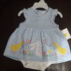 Easter Dress Size 3m New W Tags