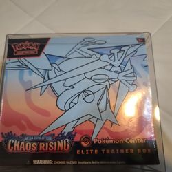 Pokemon sealed Pokemon Center Chaos Rising New $110
