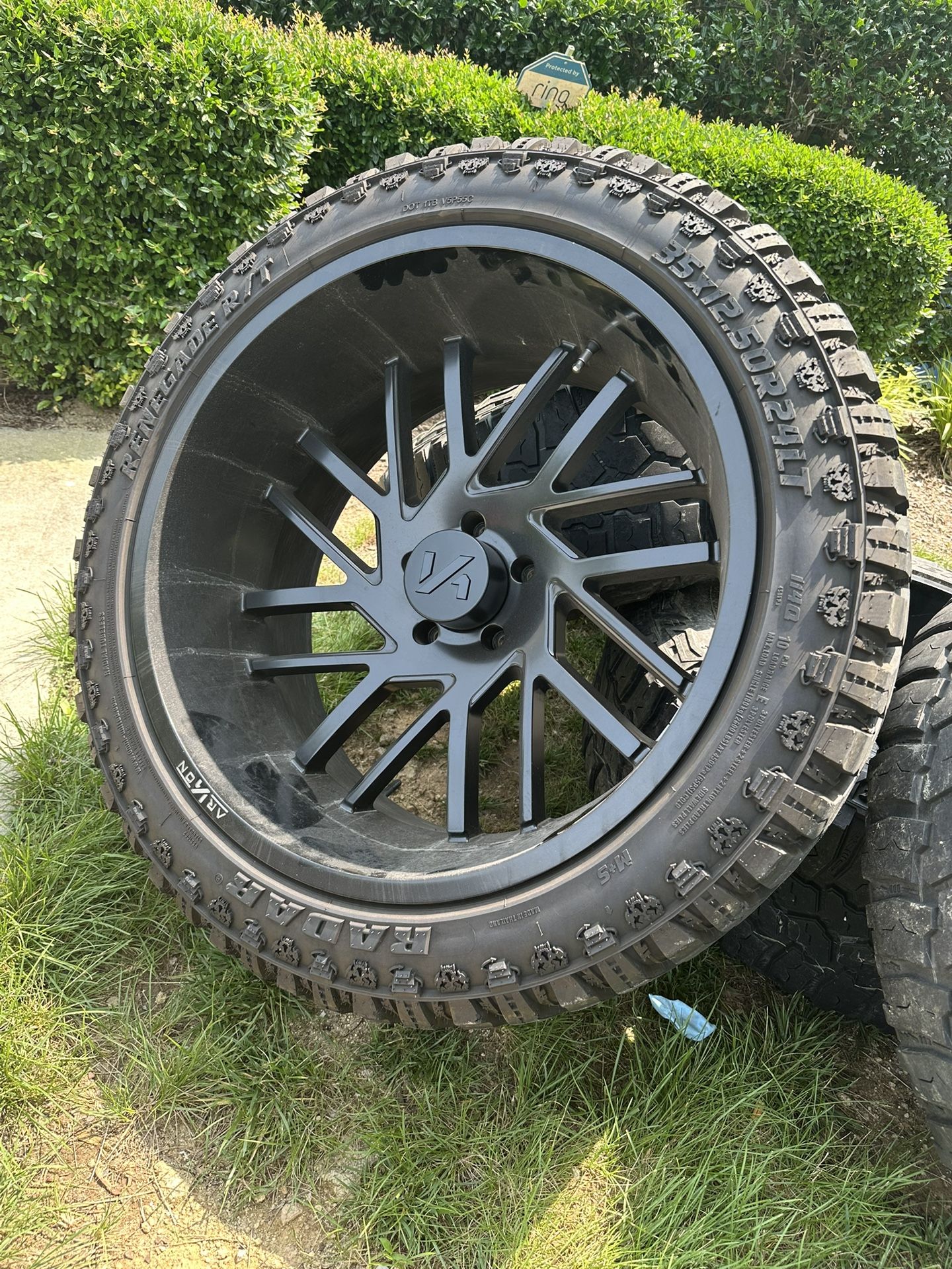 24 x 12 inch rims and tires