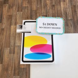 New Apple IPad 10th Gen Tablet - 90 DAY WARRANTY - $1 DOWN - NO CREDIT NEEDED 