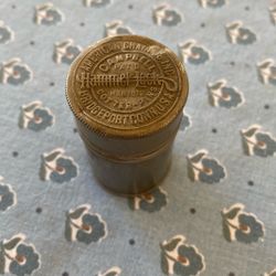 Vintage Campbell Hammer Lock Container With Cotter Pins, Patent 1912