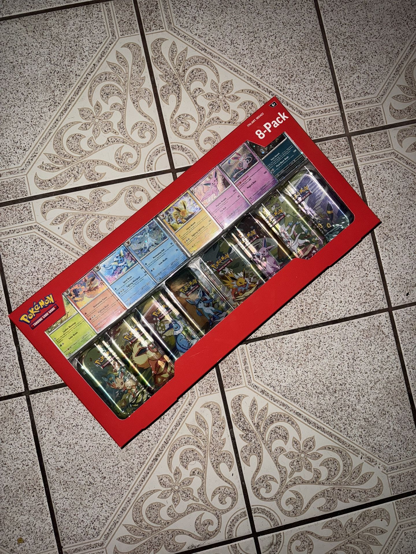 POKEMON 8-PACK Scarlet and Violet Prismatic Evolutions Mini Tin