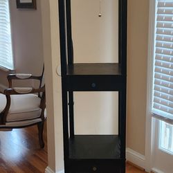 Modern 4-Tier Floor Lamp with Shelves, 6' Tall 10"x10"