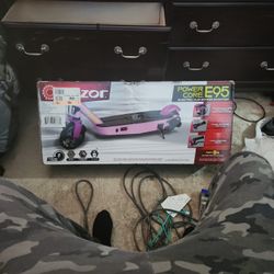 unopened razor power core e95 scooter pink