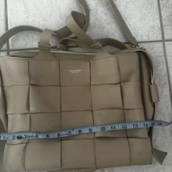 LIA NUMA Carry purse Travel Bag Shoulder Bag Cassette handbag Leather tote 