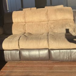 Ashley Reclining Couch Set – Works Great