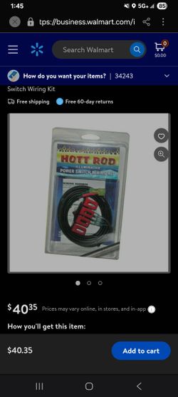 Hott Rod Illuminated Power Switch Wiring Kit