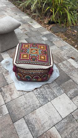Colorful footrest