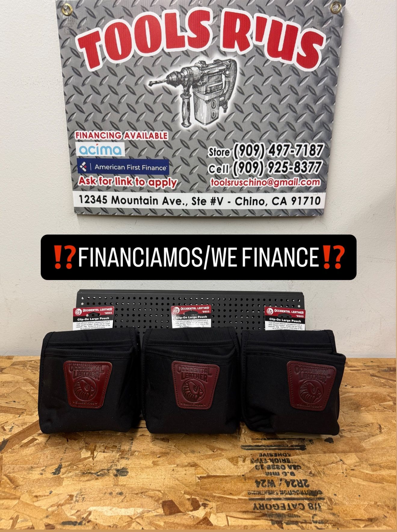 9503 Clip On Large Pouch(CADA UNO)**(FINANCIAMOS/WE FINANCE)**