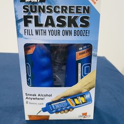 Sport Sunscreen Flasks 2pc Set